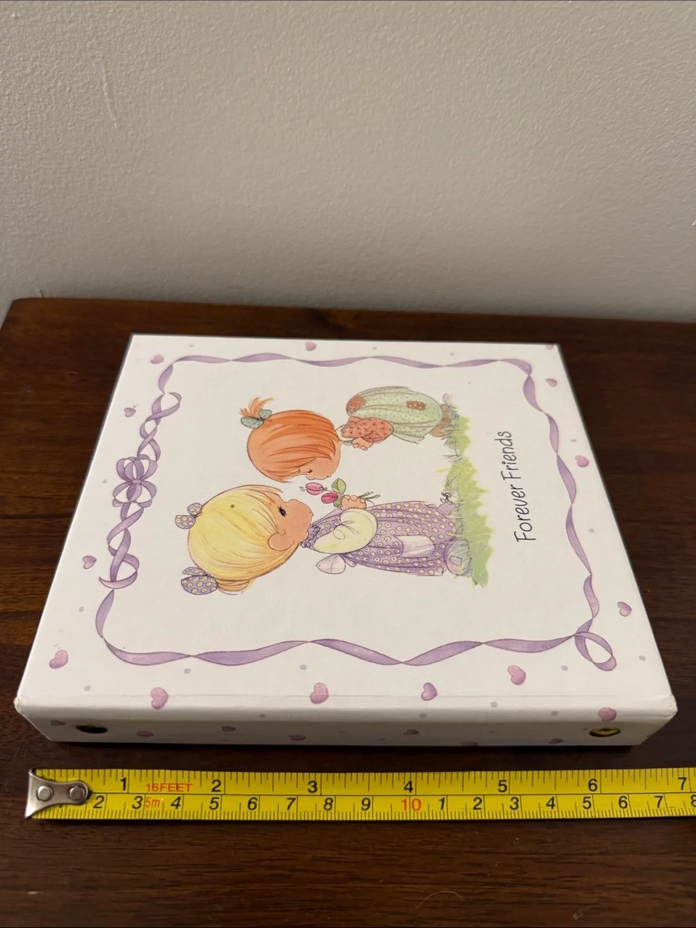 Vintage 1998 PRECIOUS MOMENTS Hallmark Address Book Forever Friends Hearts